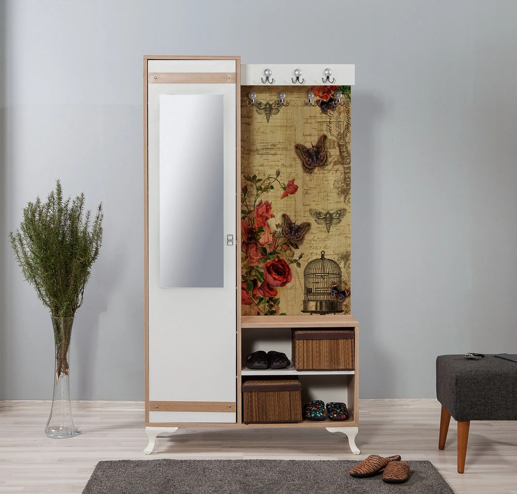 Mobilier hol Ivonne 734 (Stejar sonoma). 1088630