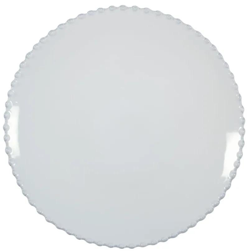Farfurie desert din gresie ceramică Costa Nova Pearl, ⌀ 22 cm, alb