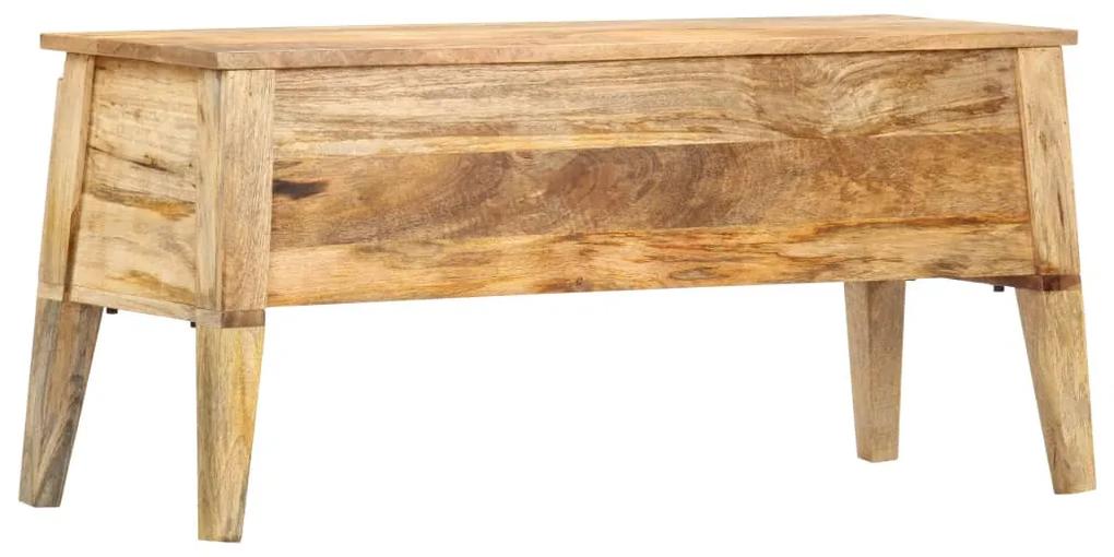 vidaXL Ladă de depozitare, 99x35x48 cm, lemn masiv de mango