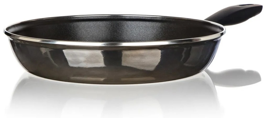 Banquet Tigaie emailată METALLIC Black 28 cm, cusuprafață antiaderentă, 28 cm