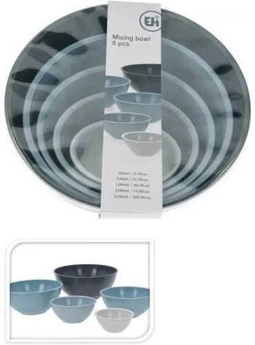 Set de boluri pentru aluat Bowl 5 buc, 5 dimensiuni