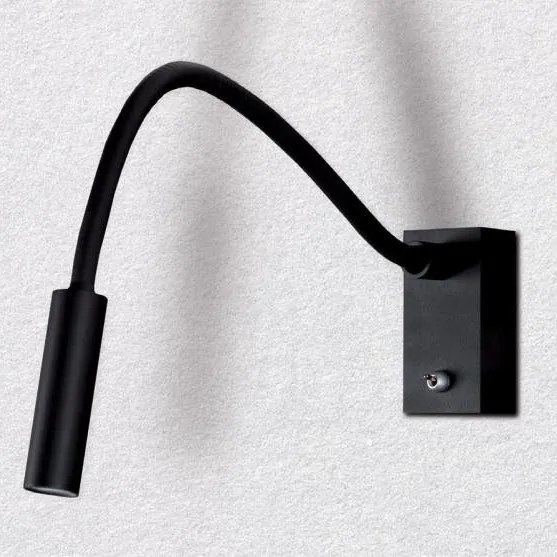 Aplica de perete LED Rider negru W0046 MX