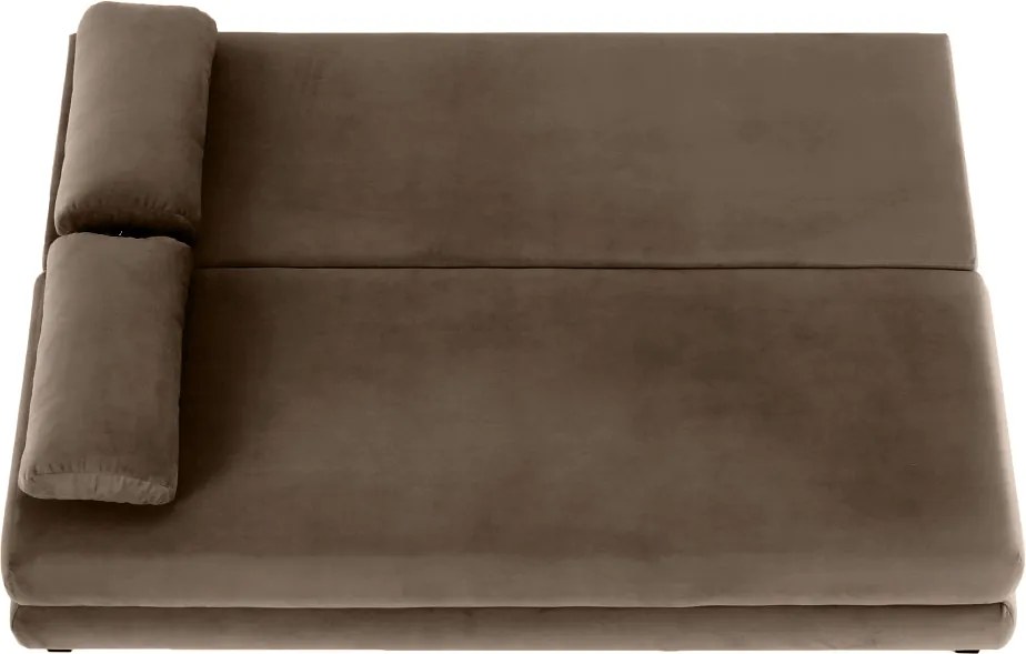 Canapea extensibilă, textil capuccino/bej, CLIV