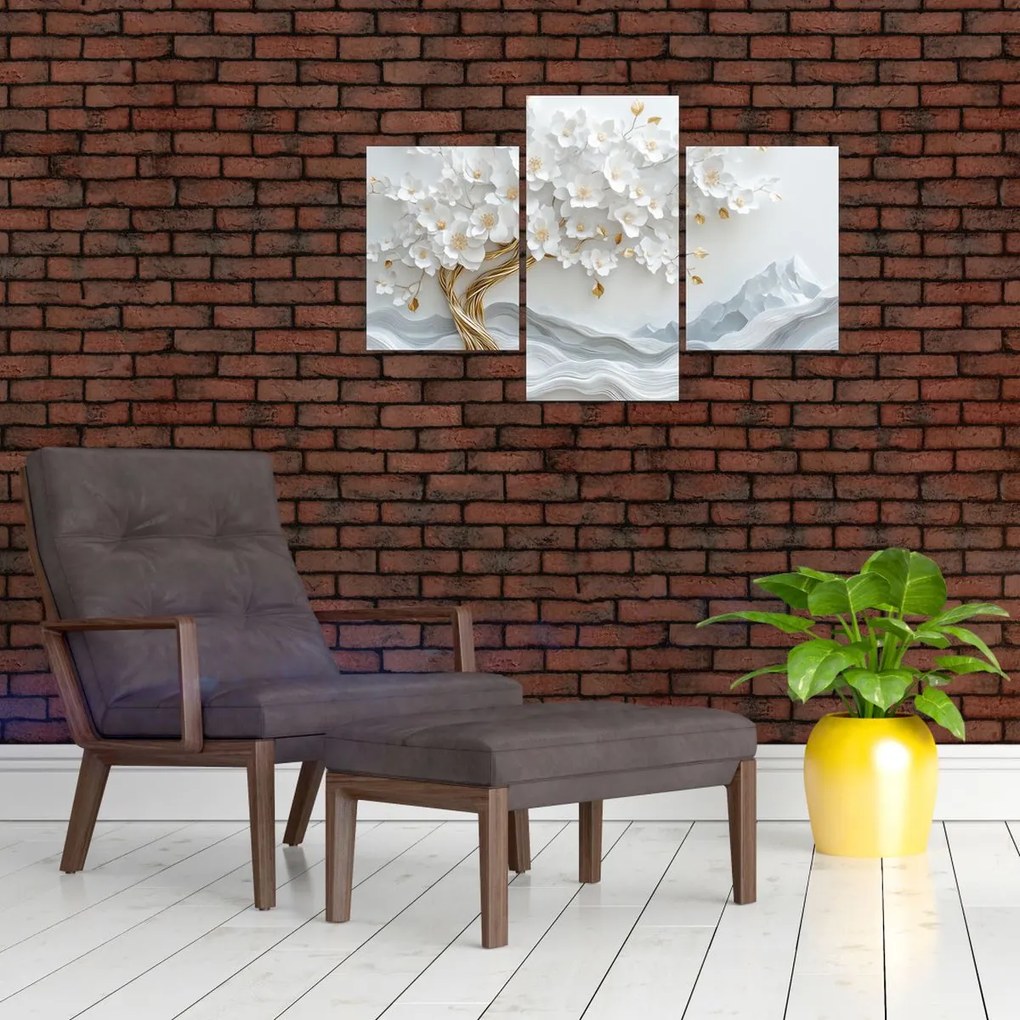 Tablou – Arborele vieții 3D elegant (90x60 cm)