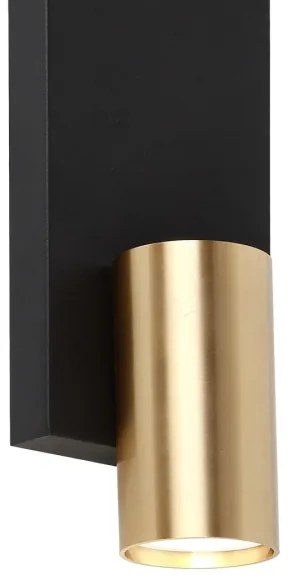 Spot de perete GENESIS 1xGU10/8W/230V negru