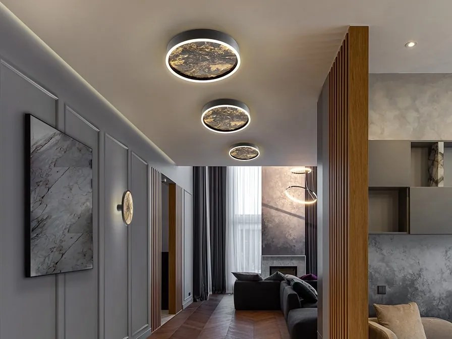 Plafoniera LED design modern decorativ Stone D-40cm