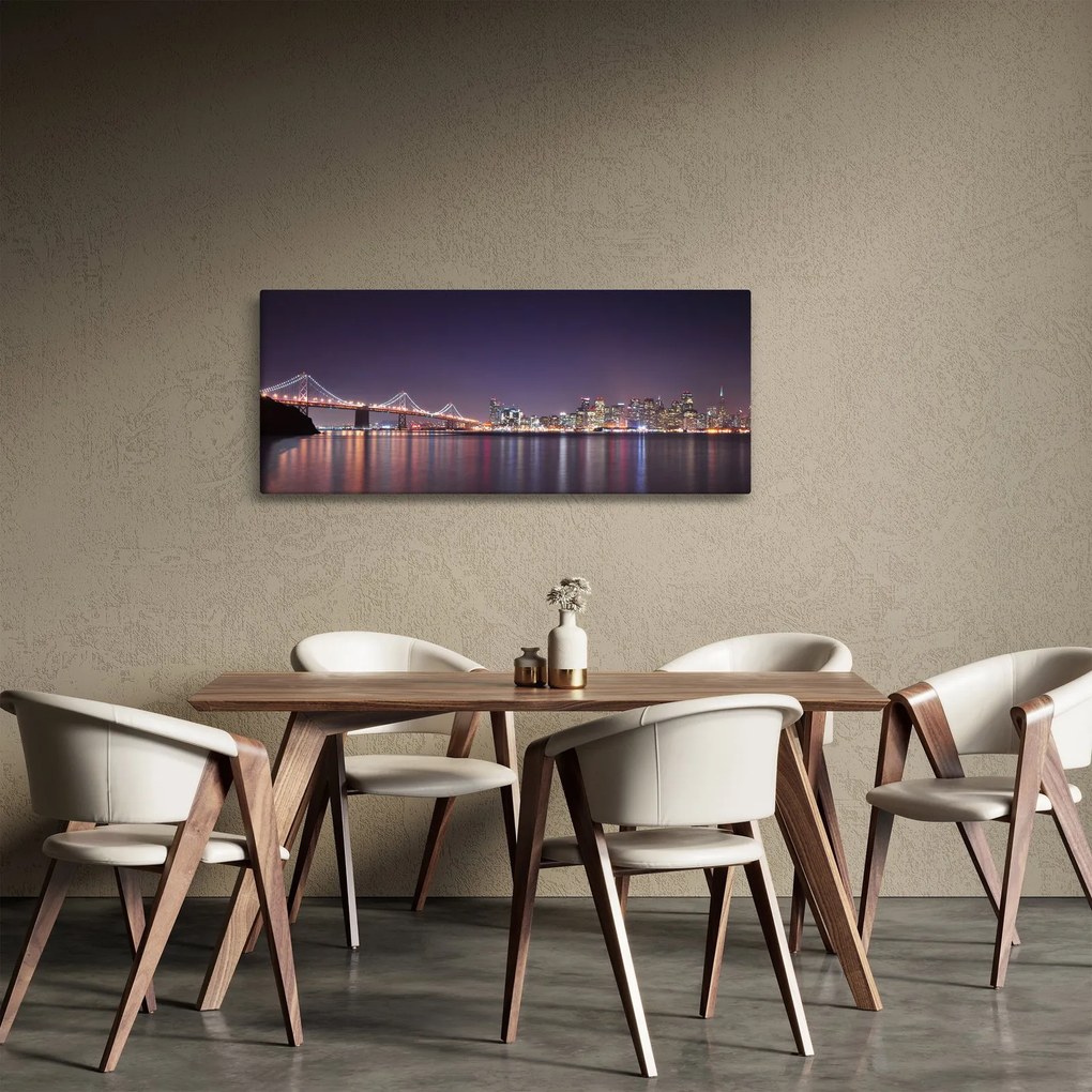 Tablou cu privirea spre San Francisco, California (120x50 cm)