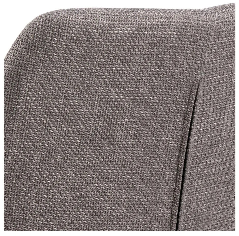 Set de scaune de sufragerie gri deschis cu cotiere 2 buc. tapițat Lizzy – Actona