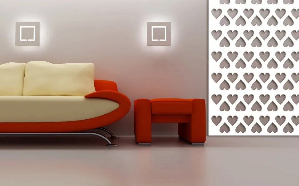 PERETE DECORATIV HEARTS