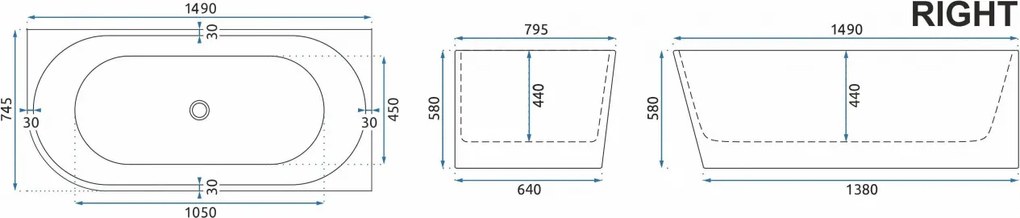 Cada SYDNEY BELLANTO RIGHT 150cm
