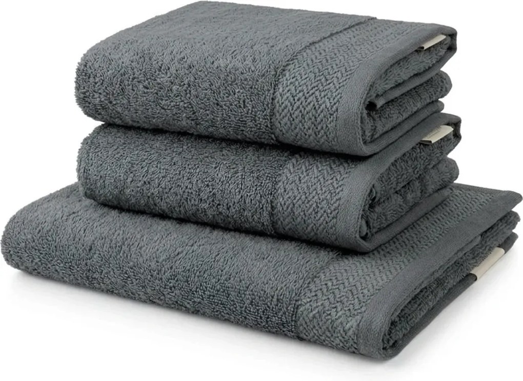 Prosop CLYR 50x100 cm gri inchis, 100% bumbac