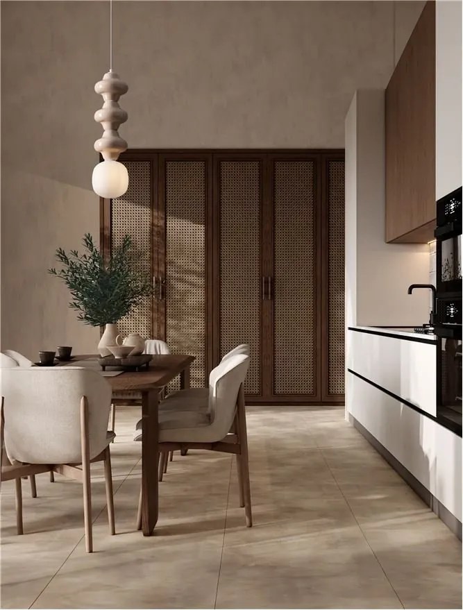 Pendul ceramic design modern CHIC galben