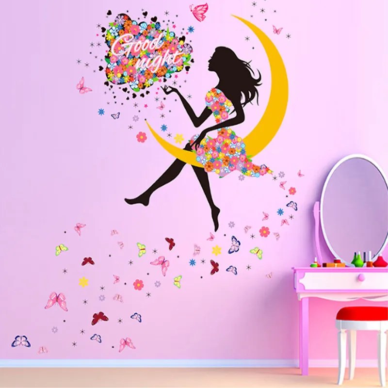 Sticker perete Moon Fairy