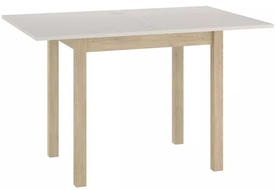 Masă de bucătărie Flip, crem / stejar cremona