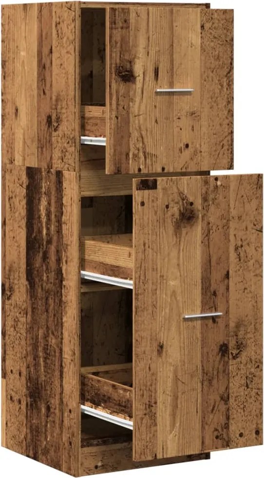 vidaXL Dulap de farmacie, lemn vechi, 40x41x118 cm, lemn prelucrat