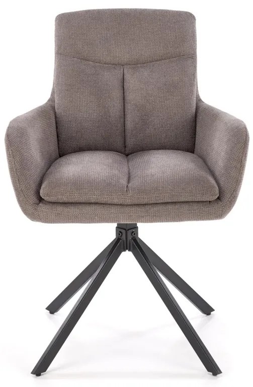 Scaun rotativ K536 stofa gri