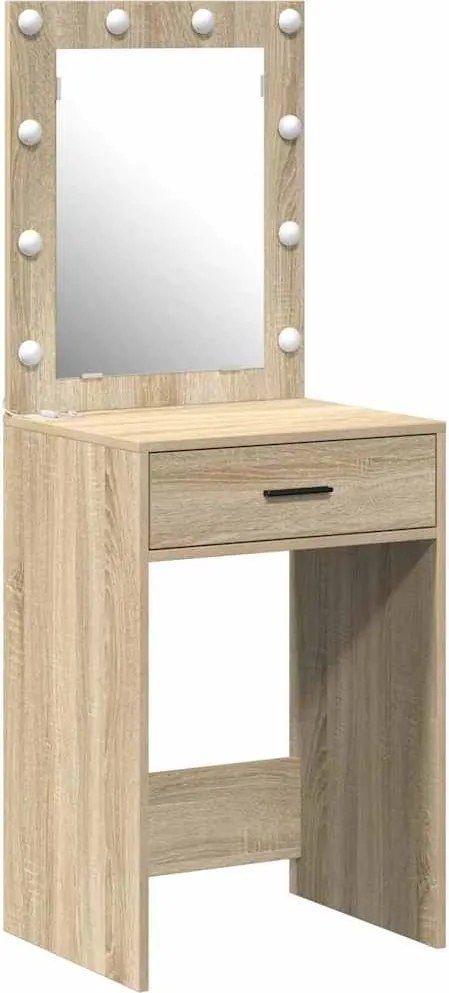 vidaXL Masă de Machiaj Stejar Sonoma 50 x 41 x 135 cm Lemn compozit