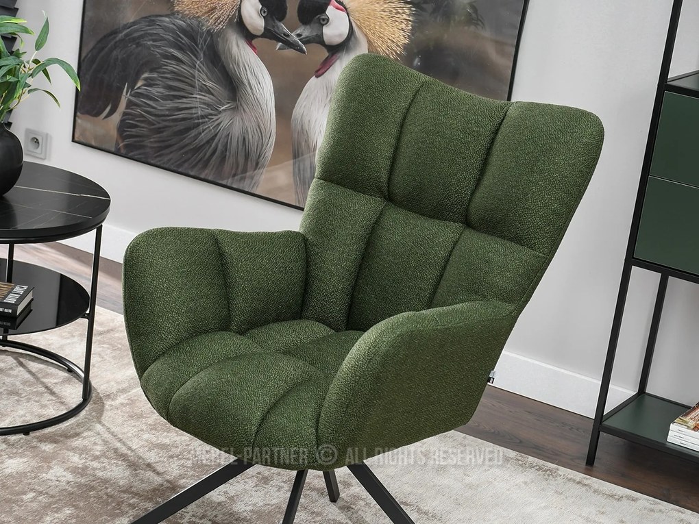Fotoliu Kikino X (verde + negru). 1110138