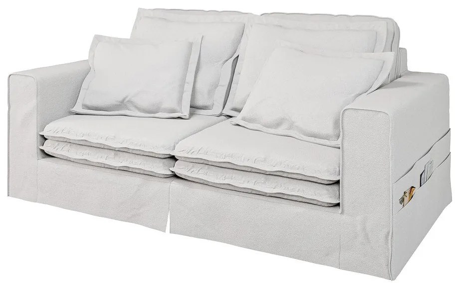 Canapea albă 196 cm Nora – Ropez