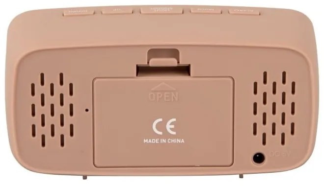 Ceas deșteptător digital roz - Karlsson