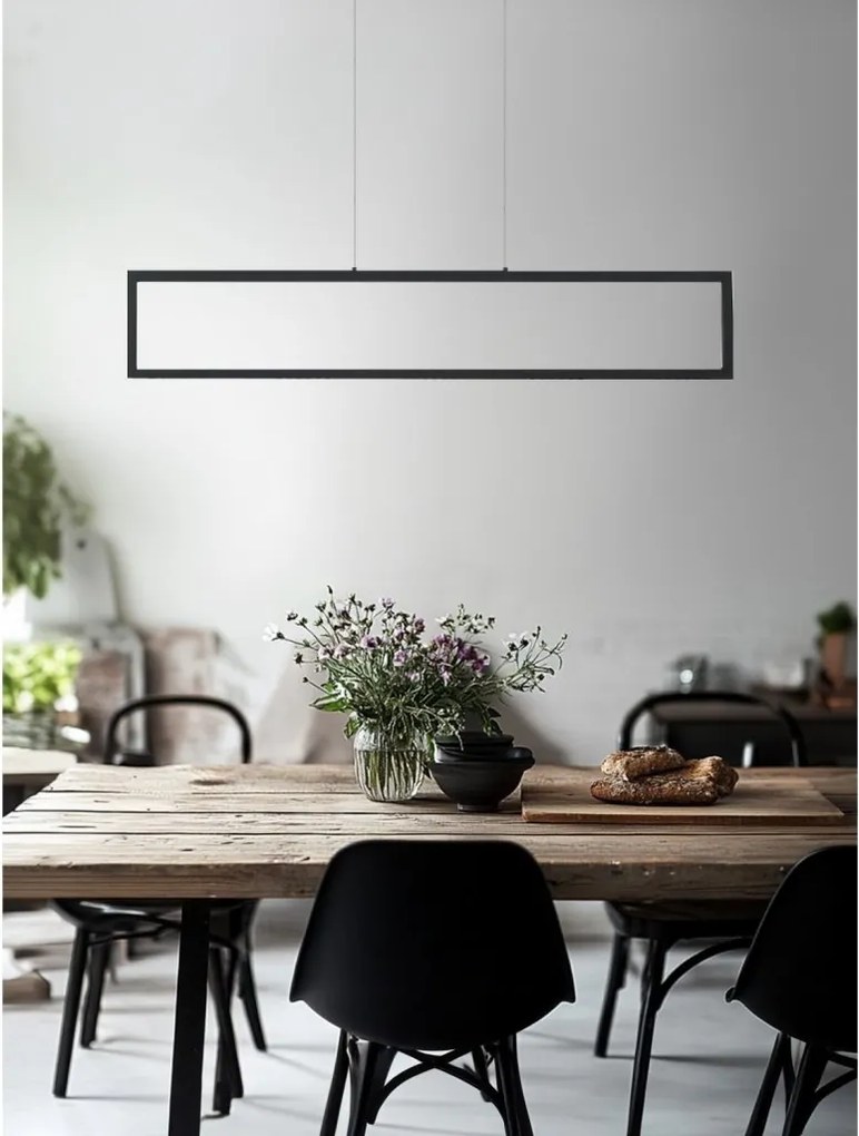 Lustra liniara LED FADA 120 negru