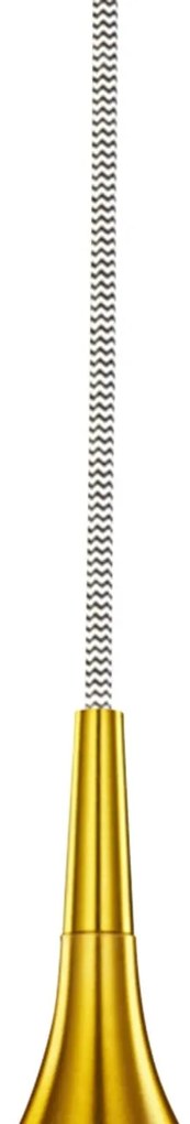 Pendul design modern 12cm Vibrant auriu 6461-12GO SRT