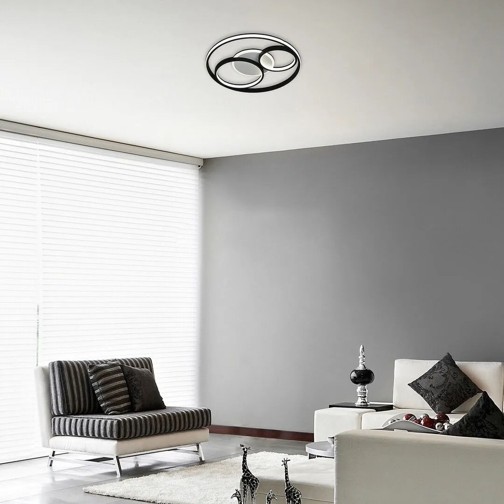 Plafoniera LED design modern cu telecomanda Aquila