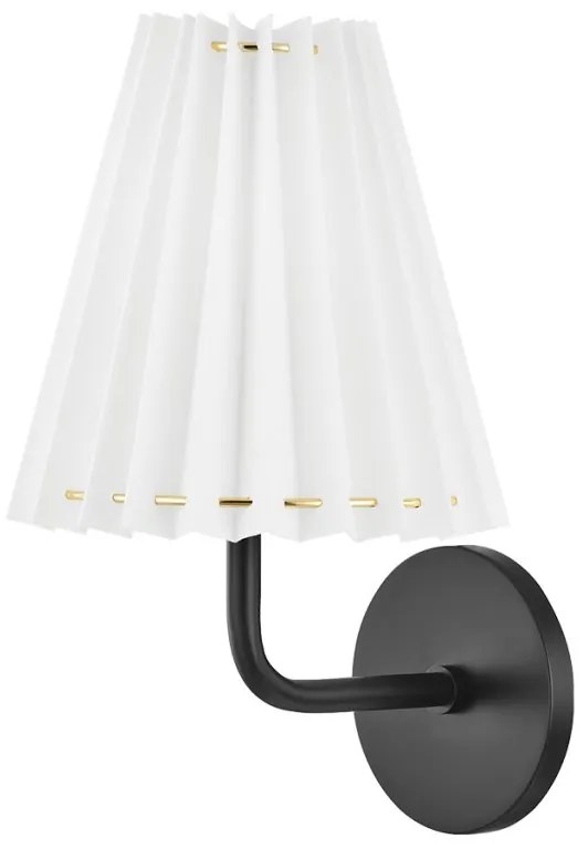 Aplica de perete design modern DEMI small, neagra