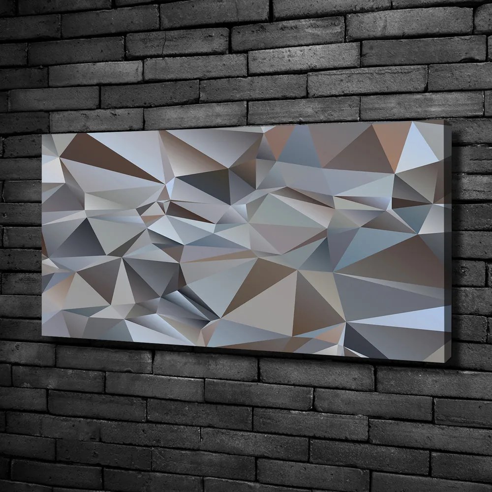 Tablou pe pânză Triunghiuri abstractizare