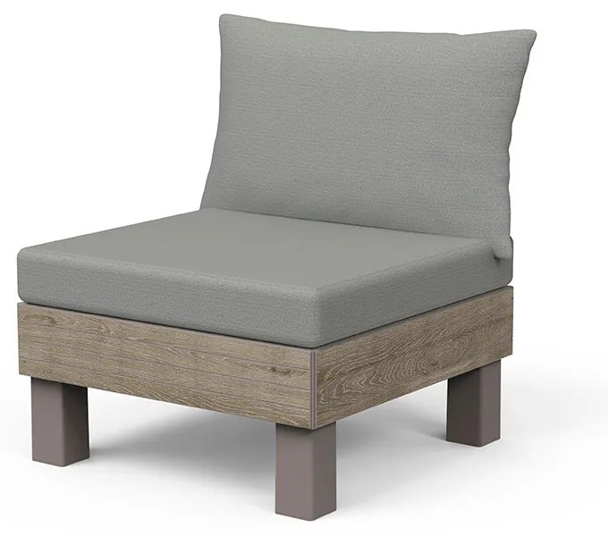 Canapea de grădină Elements Signature cu 1 loc, lemn de frasin
