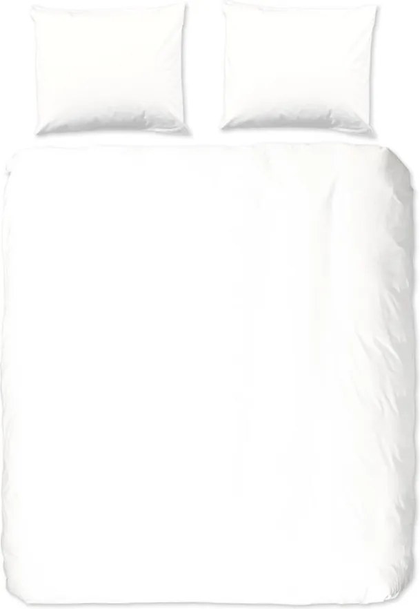 Lenjerie de pat din bumbac Good Morning Universal, 200 x 220 cm, alb