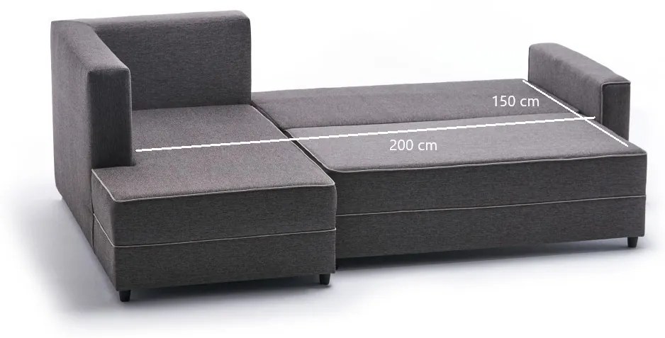 Canapea extensibilă Elnath (maro) (S). 1088022