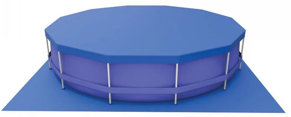 Set piscină cu cadru metalic 450 X 90 cm