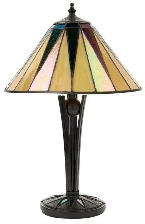 Endon 70367 - Lampă de masă Tiffany DARK STAR 1xE14/40W/230V Ø 30 cm