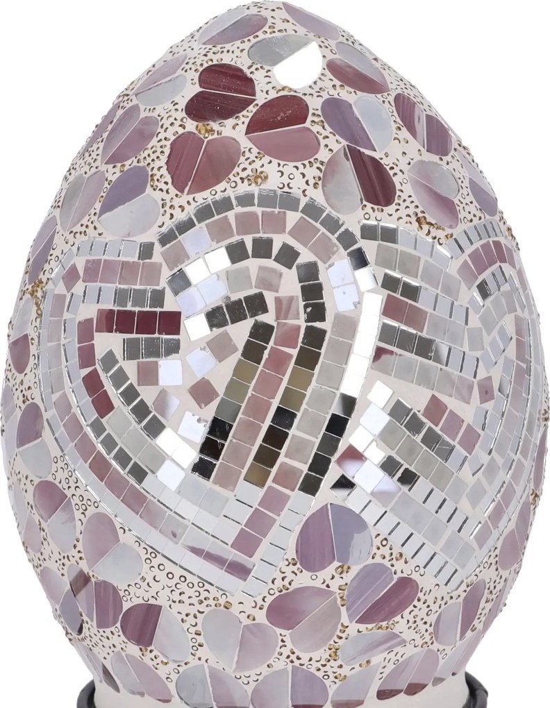 Lampa de masa Mozaic Cuore h 21,5 cm