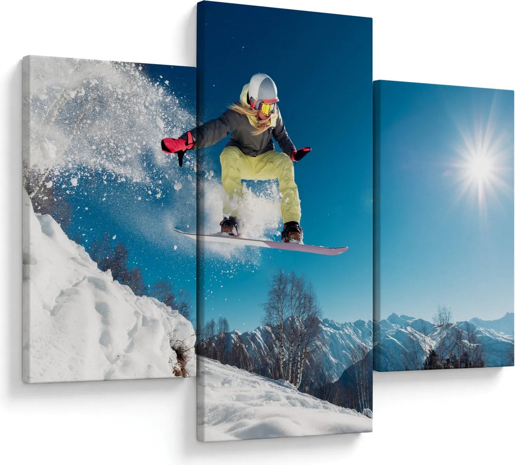 Tablou - Snowboarder (90x60 cm)