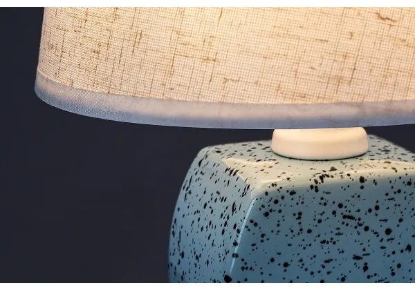 Rabalux 74074 - Lampă de masă DAYAMI, 1xE14/40W/230V, albastru