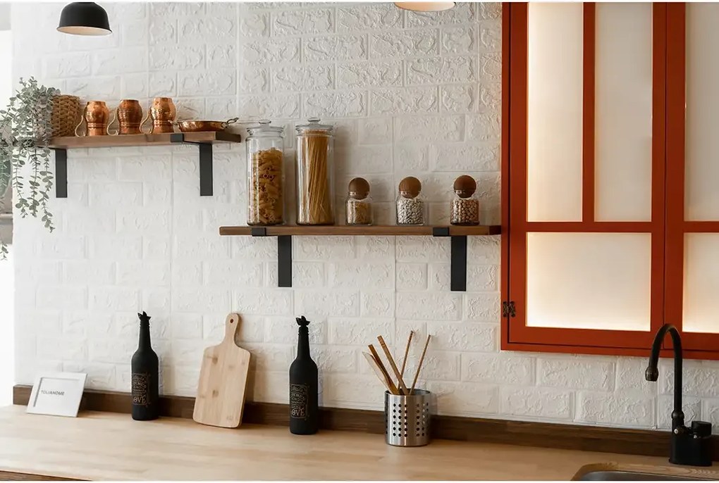 Set rafturi de perete din lemn, seria A-620, Homs, 30300