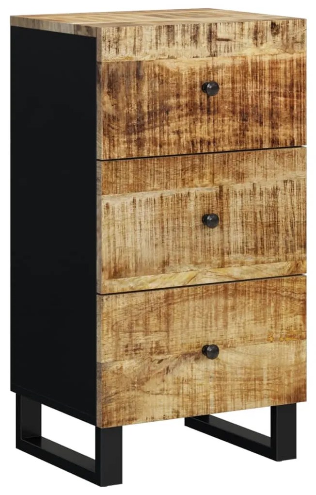 352905 vidaXL Servantă cu 3 sertare, 40x33,5x75 cm, lemn masiv de mango