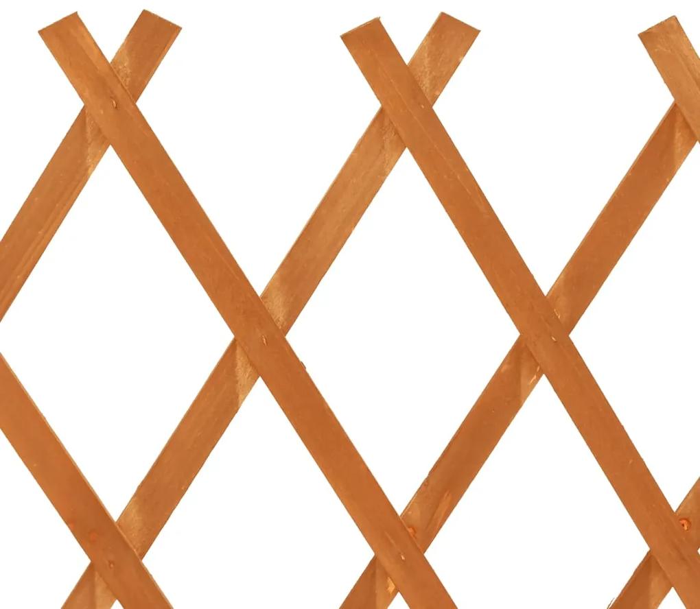 Gard cu zabrele de gradina, portocaliu, 120x90 cm, lemn de brad 1, Portocaliu, 120 x 90 cm