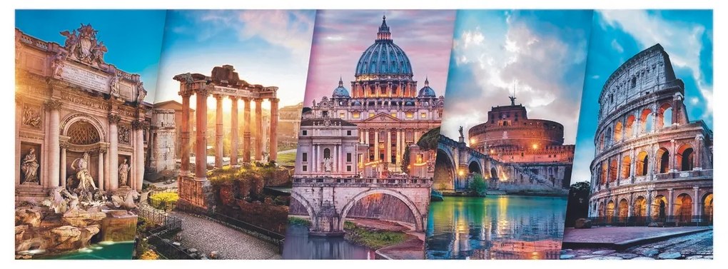 Trefl Panorama Puzzle Călătorind prin Italia , 500piese