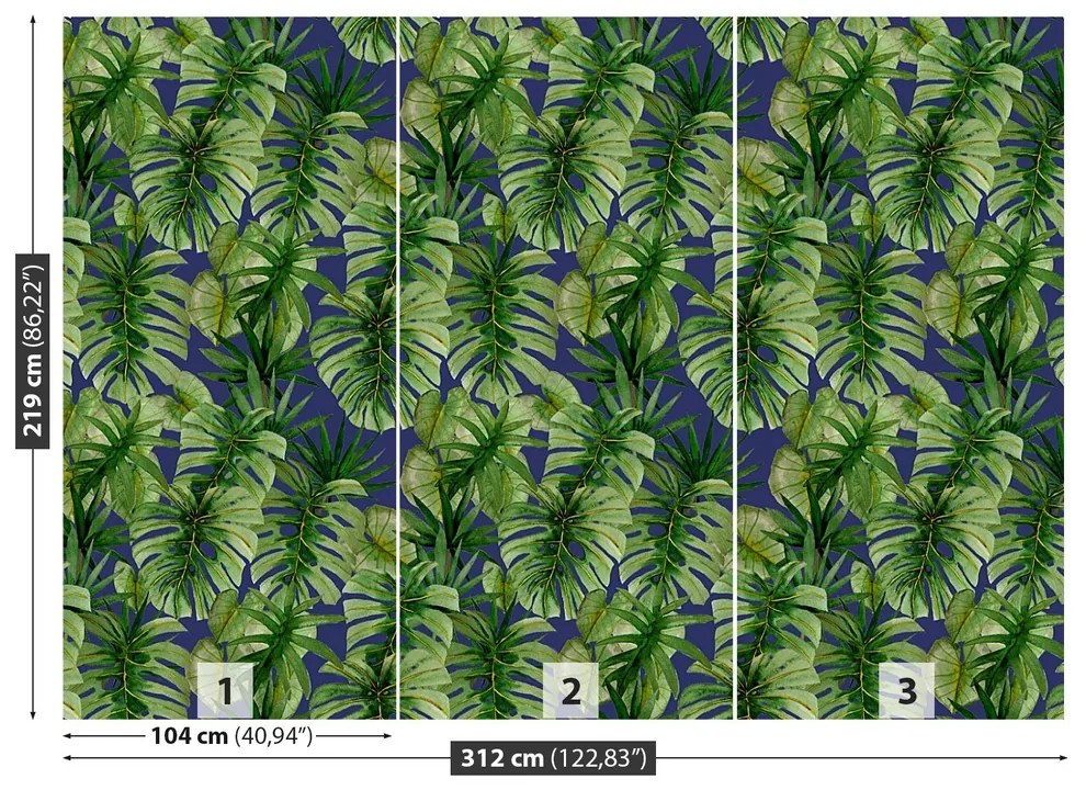 Fototapet tropical Monstera