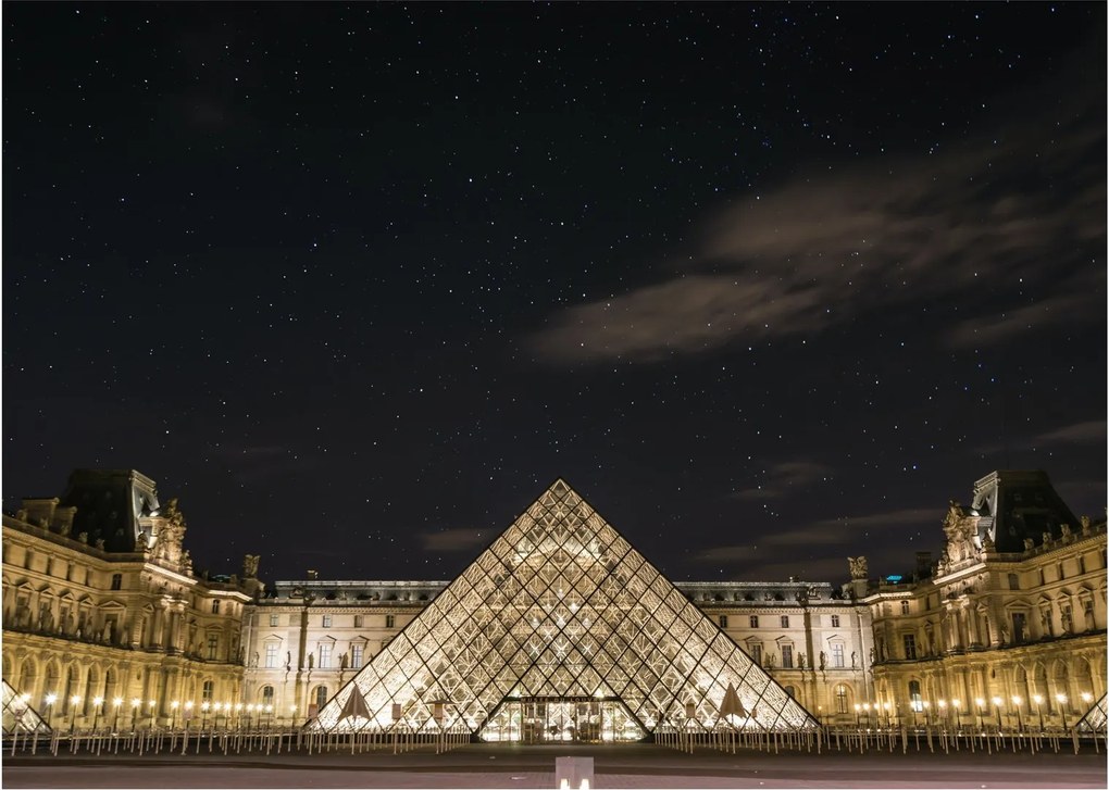 Tablou - Louvre nocturn (70x50 cm)