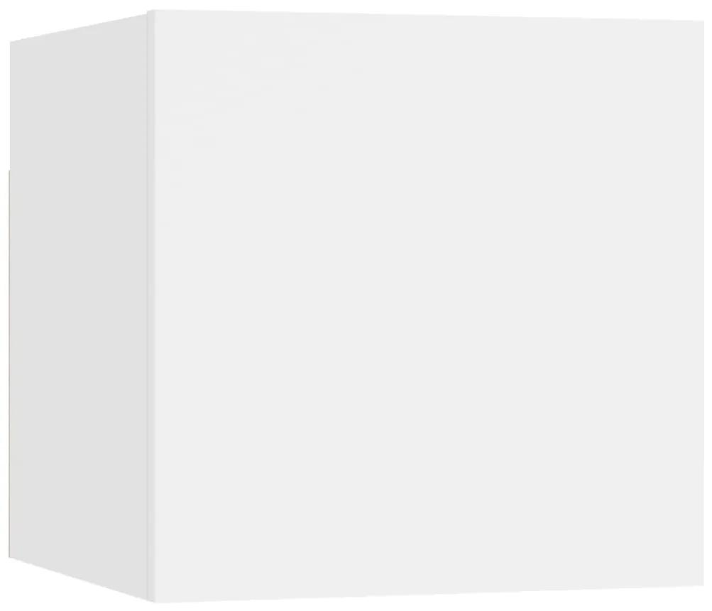 Set dulapuri TV, 4 piese, alb, PAL Alb, 60 x 30 x 30 cm, 1