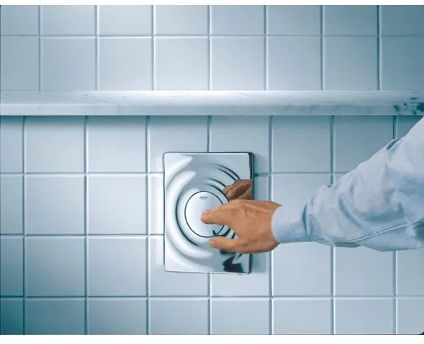 GROHE 37063000 - Placă de acționare SURF, 156 × 197 mm, crom lucios