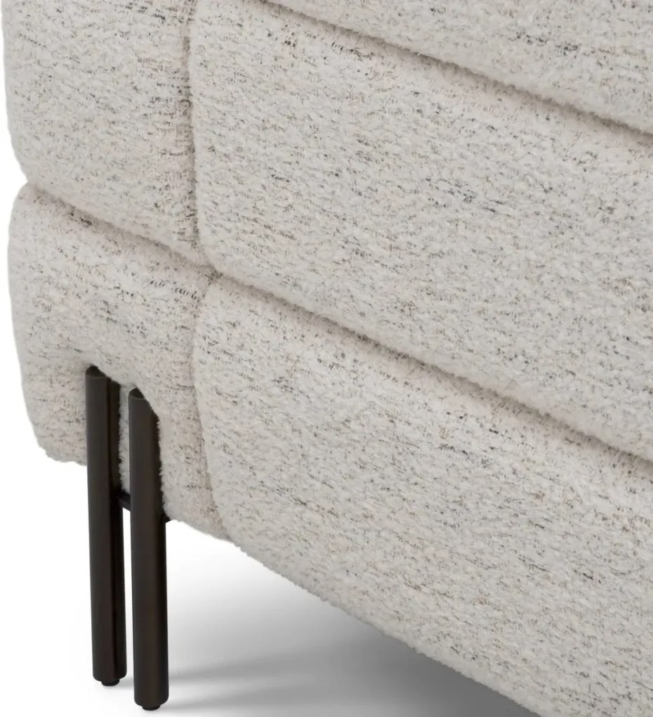 Fotoliu design LUX York, Seashell off-white