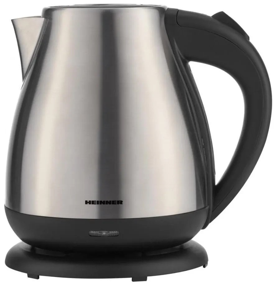 Heinner HEK-17IX - Fierbător electric 1,7 l 2200W/230V crom mat/negru