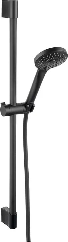 Set de dus Ferro Horn negru mat cu bara 65 cm