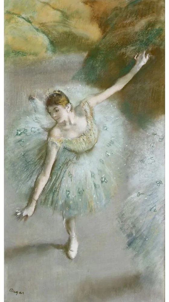 Reproducere tablou Edgar Degas - Dancer in Green, 55 x 30 cm