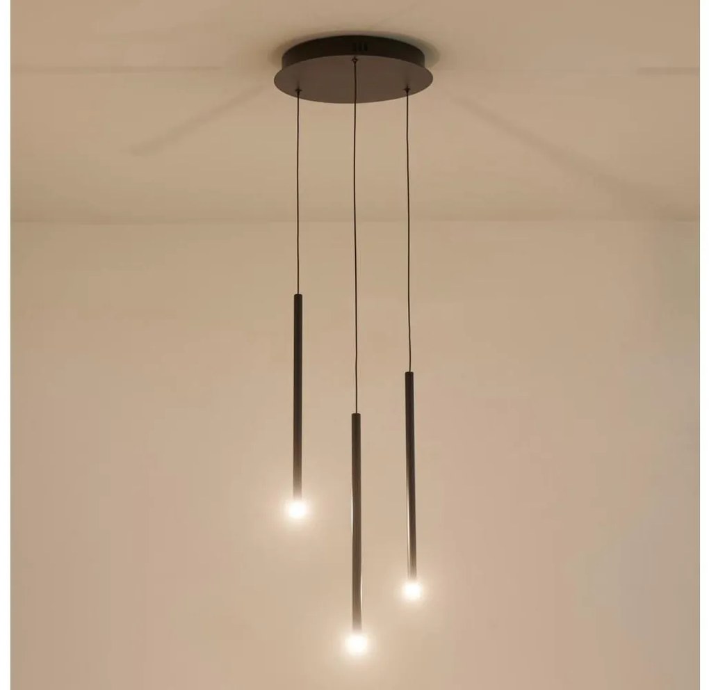 Lustră LED pe cablu LED/6W/230V 3000K d. 30 cm